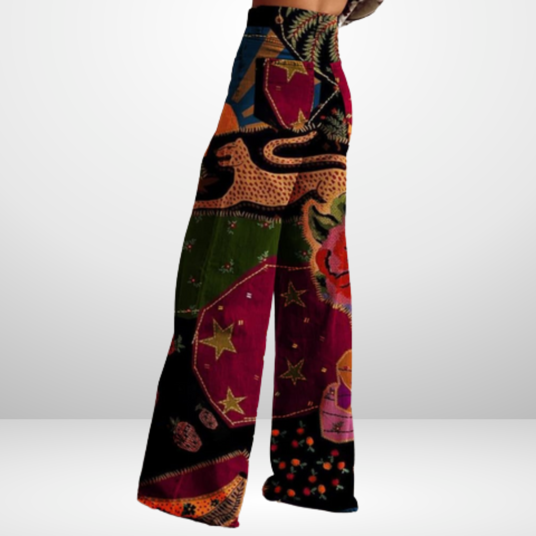 ERINA™ | Pantalon Vintage au Style Artistique