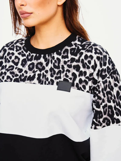 Maison Valmont™ | Pull Léopard ColorBlock