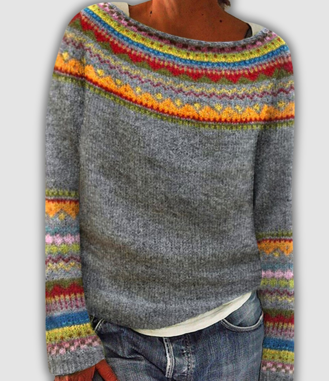 Leevke | Pull Rétro Confortable