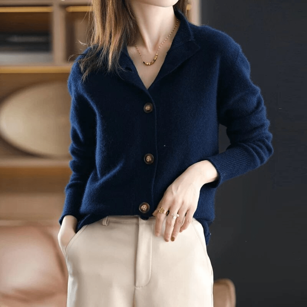 Eliza | Cardigan en Tricot Luxueux